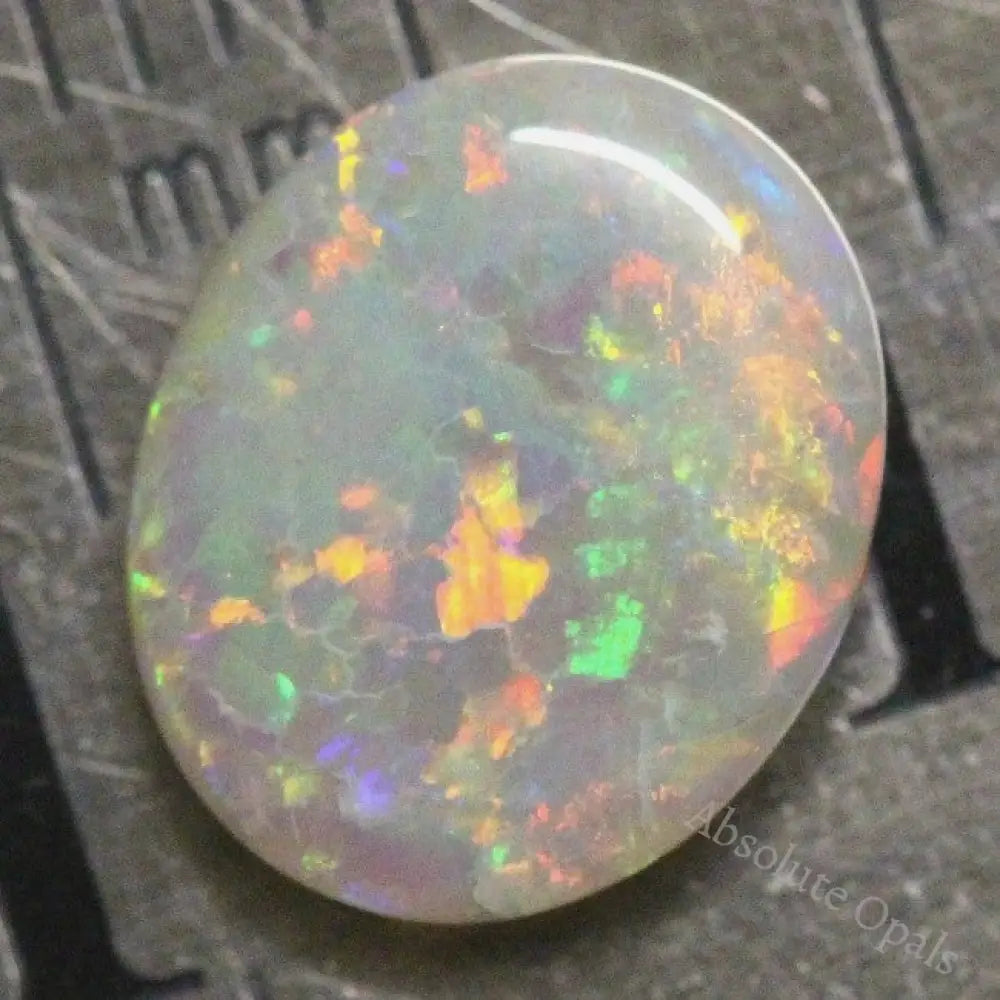 Semi Black Opal Solid Lightning Ridge Cabochon 1.43 Ct