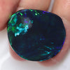 Sold *****20.8 Cts Australian Solid Rough Black Opal Lightning Ridge Loose Rub