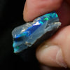 Sold***** 27.80 Cts Australian Rough Black Opal Lightning Ridge Single