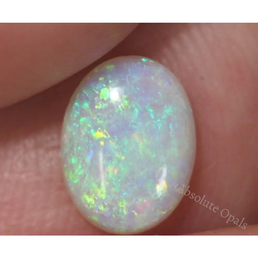 Solid Stone Australian Lightning Ridge Opal Cabochon 0.80Cts Light