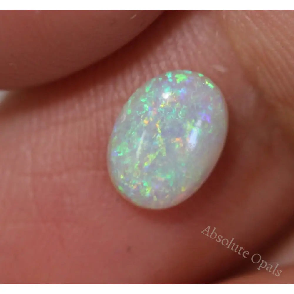 Solid Stone Australian Lightning Ridge Opal Cabochon 0.80Cts Light