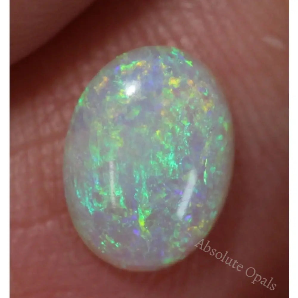 Solid Stone Australian Lightning Ridge Opal Cabochon 0.80Cts Light